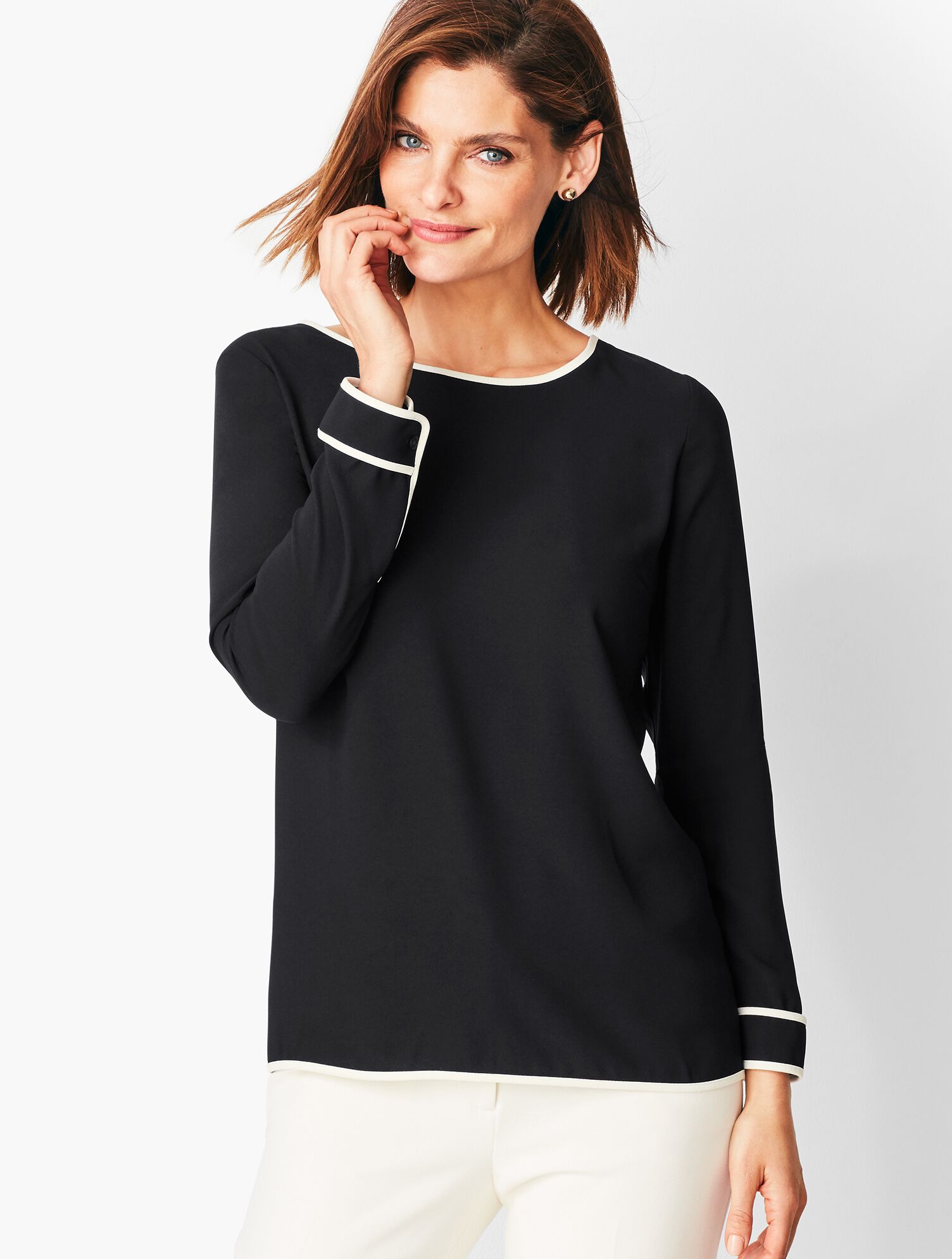 Classic Crepe Top