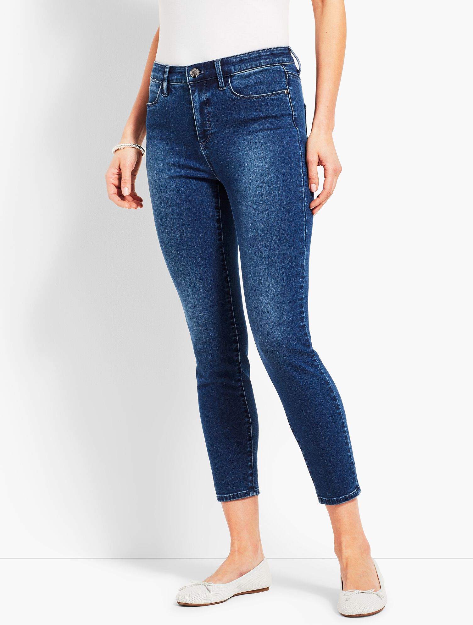 Denim Jegging Crop - Blue Diamond