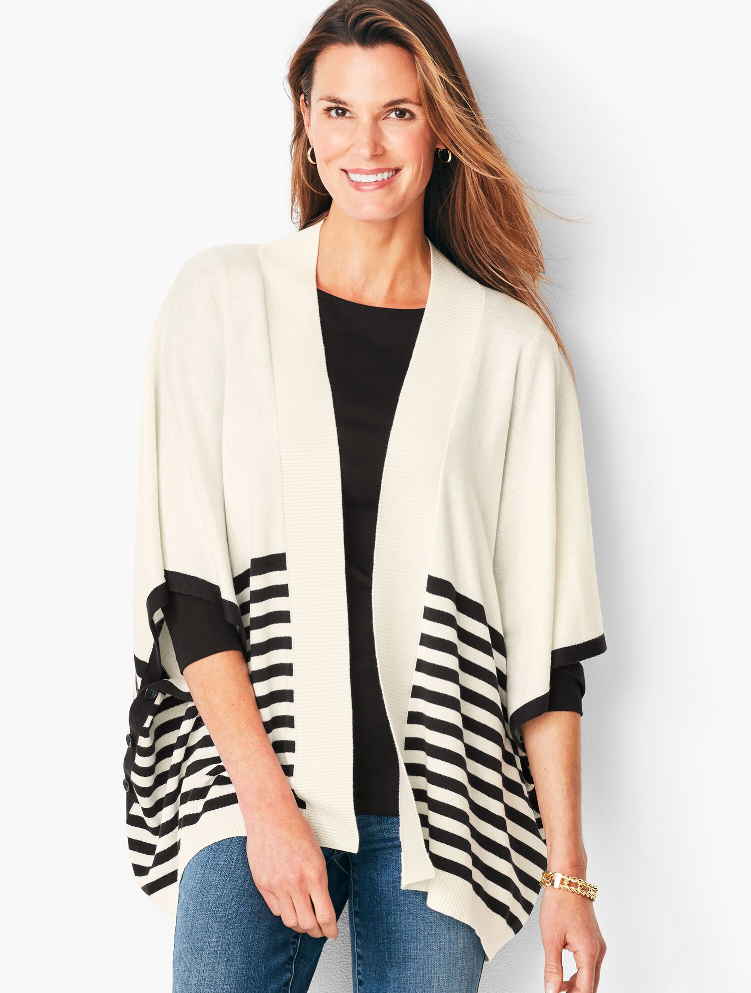 Bretton Stripe Ruana