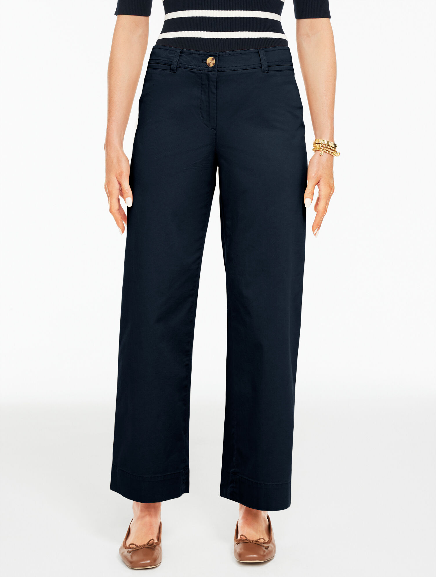Wide Ankle Heritage Twill Pants