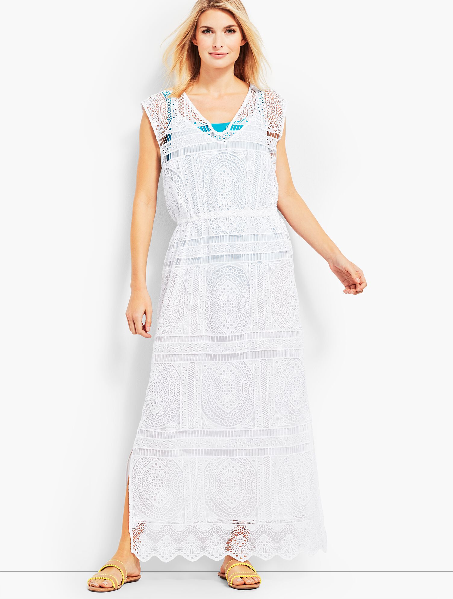 Lace Maxi Dress Cover-Up