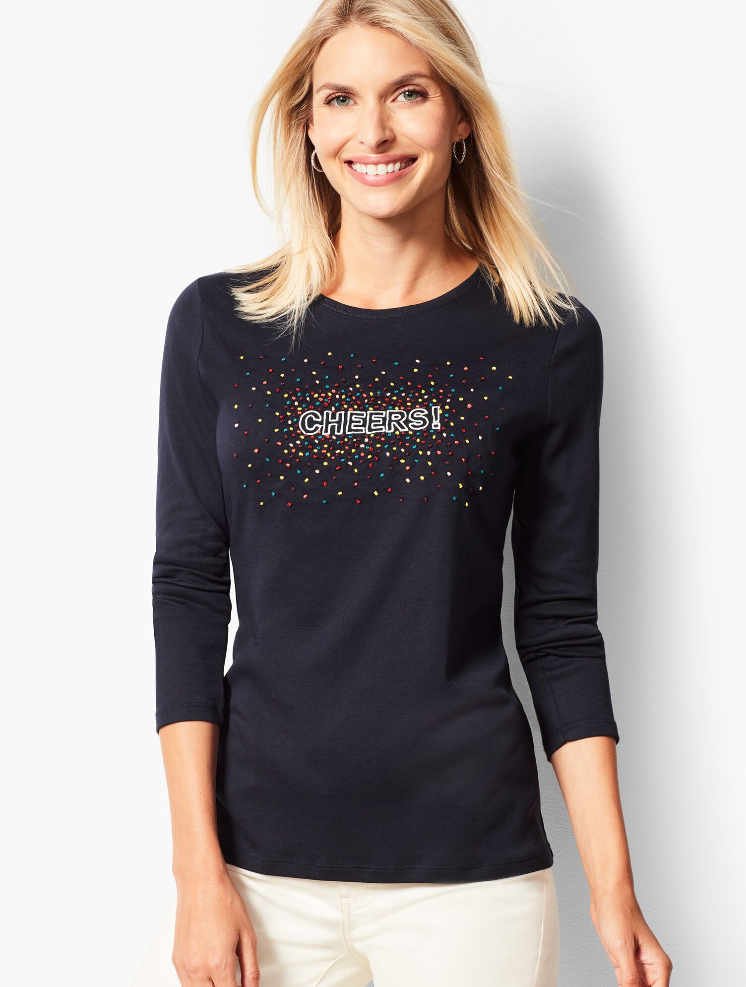 Novelty Long-Sleeve Crewneck - Cheers