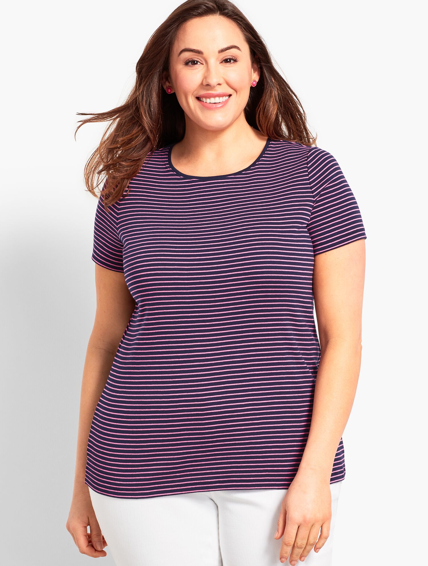 Dover Stripe Crewneck Tee
