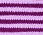 Cowl-Neck Waffle Knit Pullover - Stripe