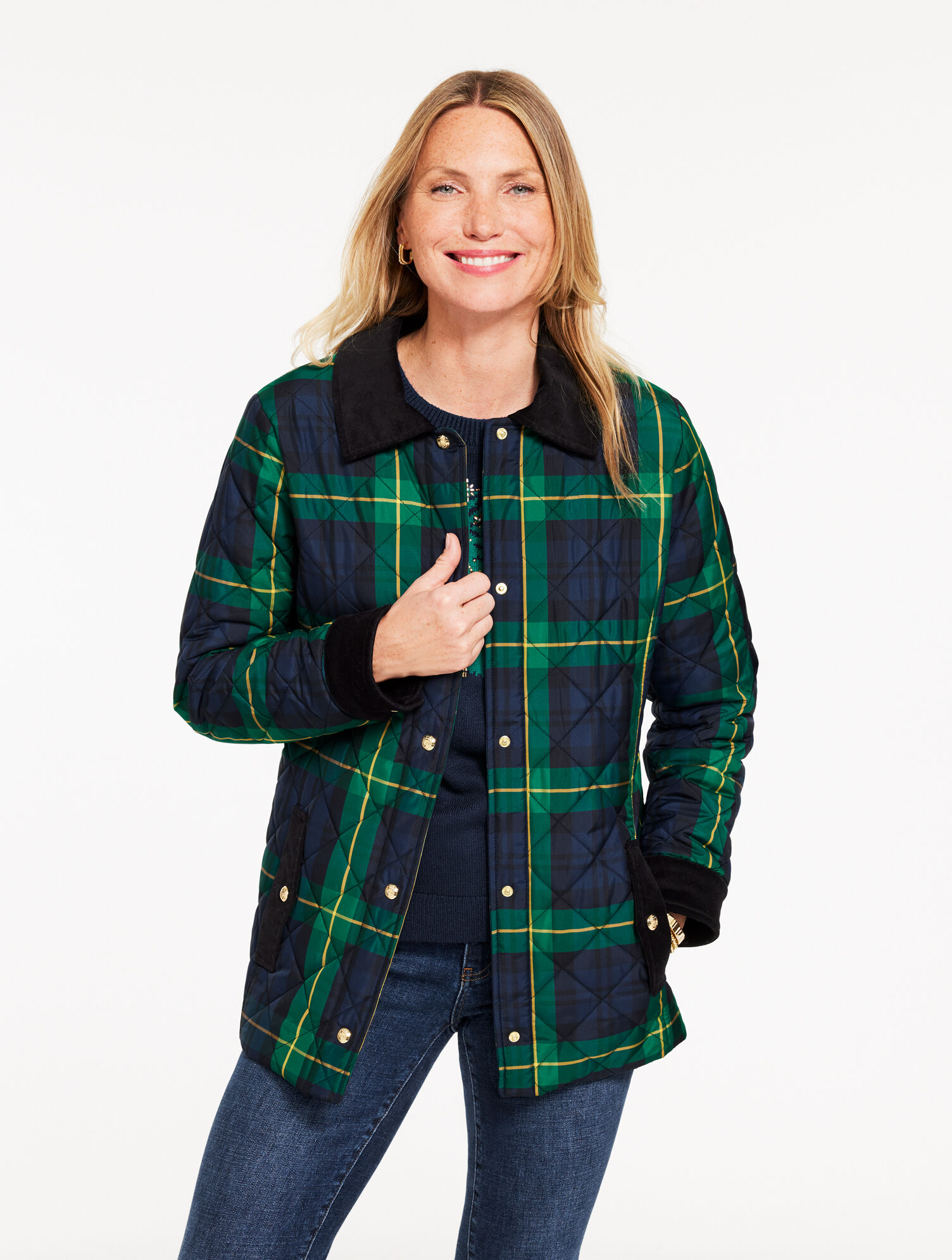 Puffer Jacket - Sloane Tartan