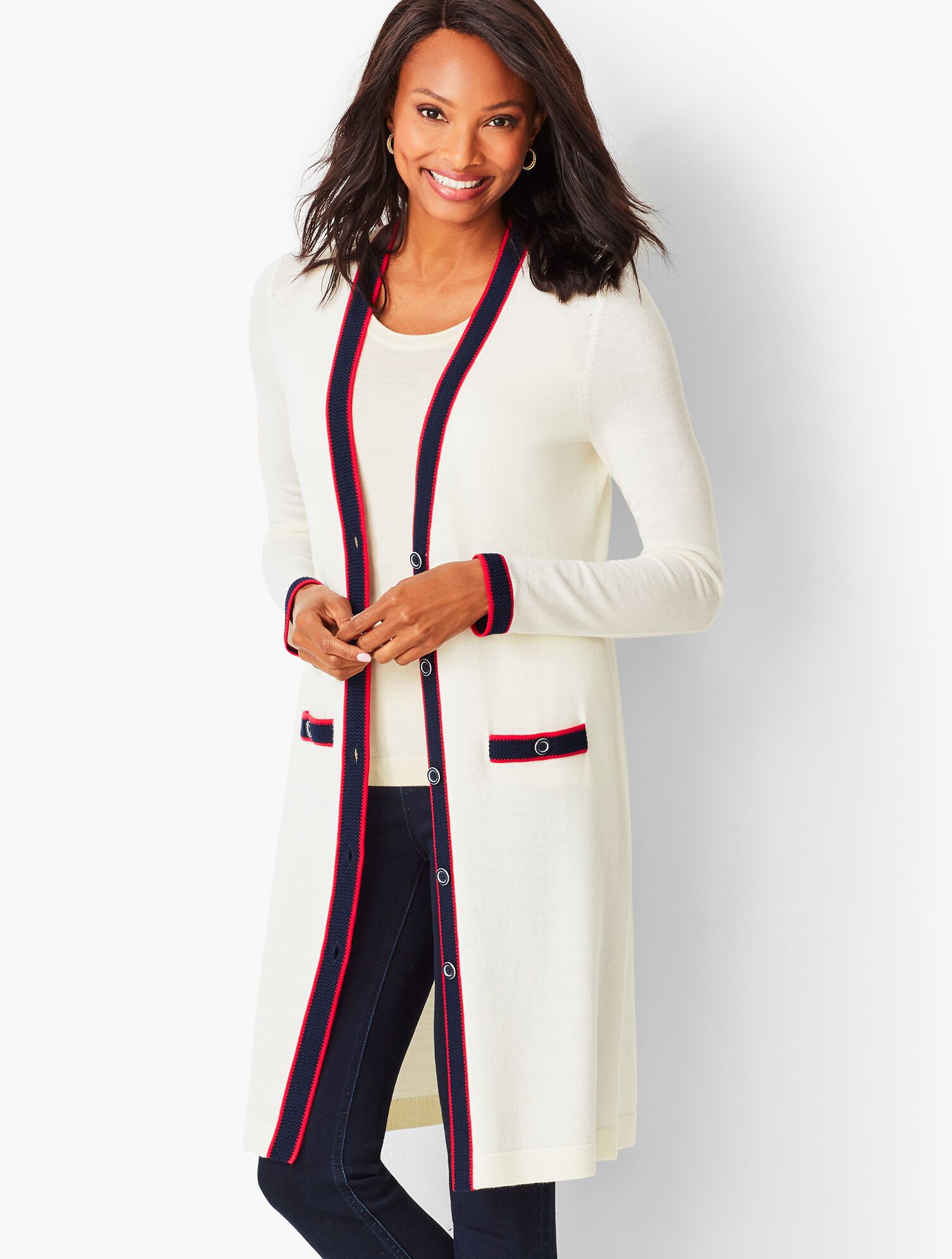 Merino Tipped Duster