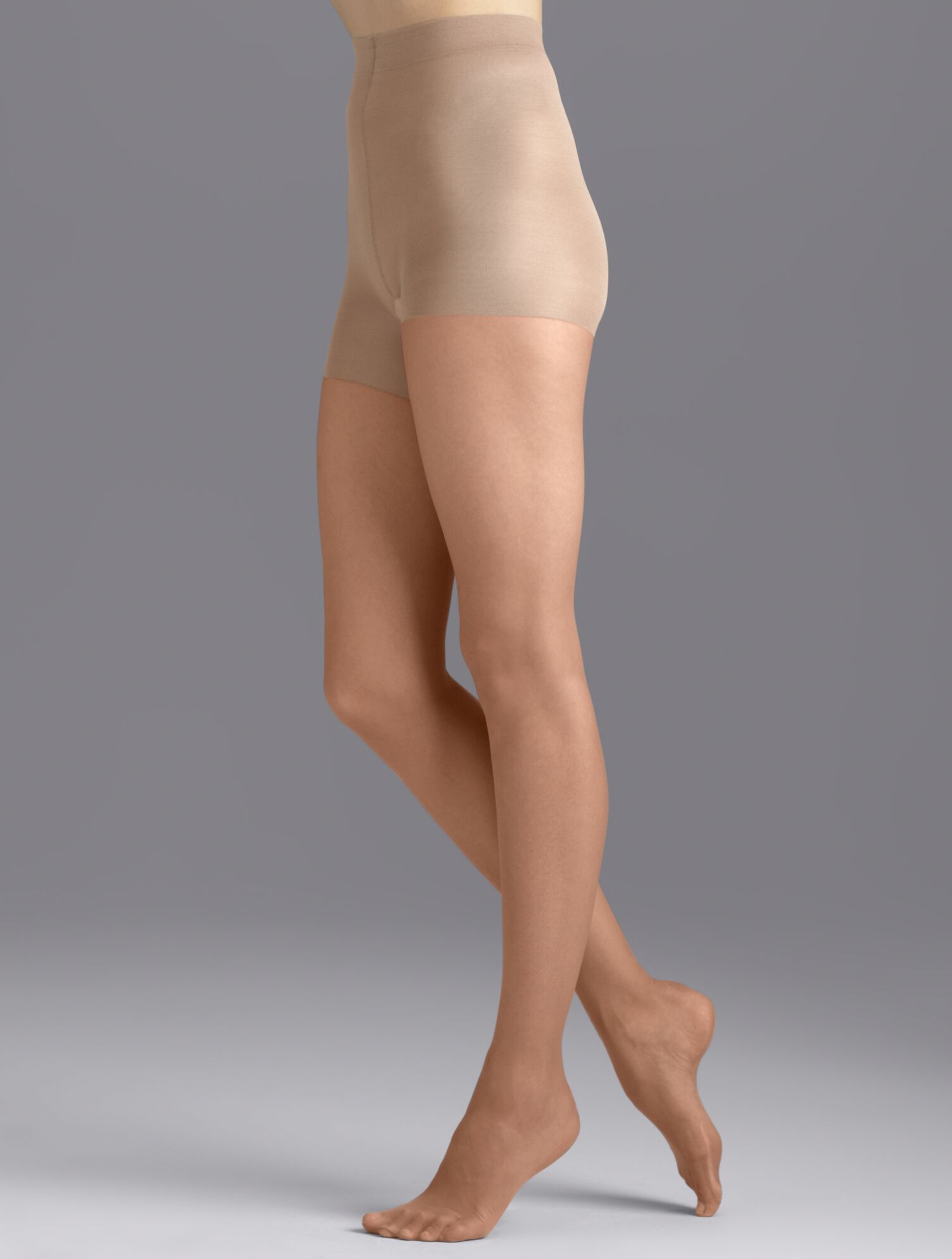 Plus Size Control Top Hosiery