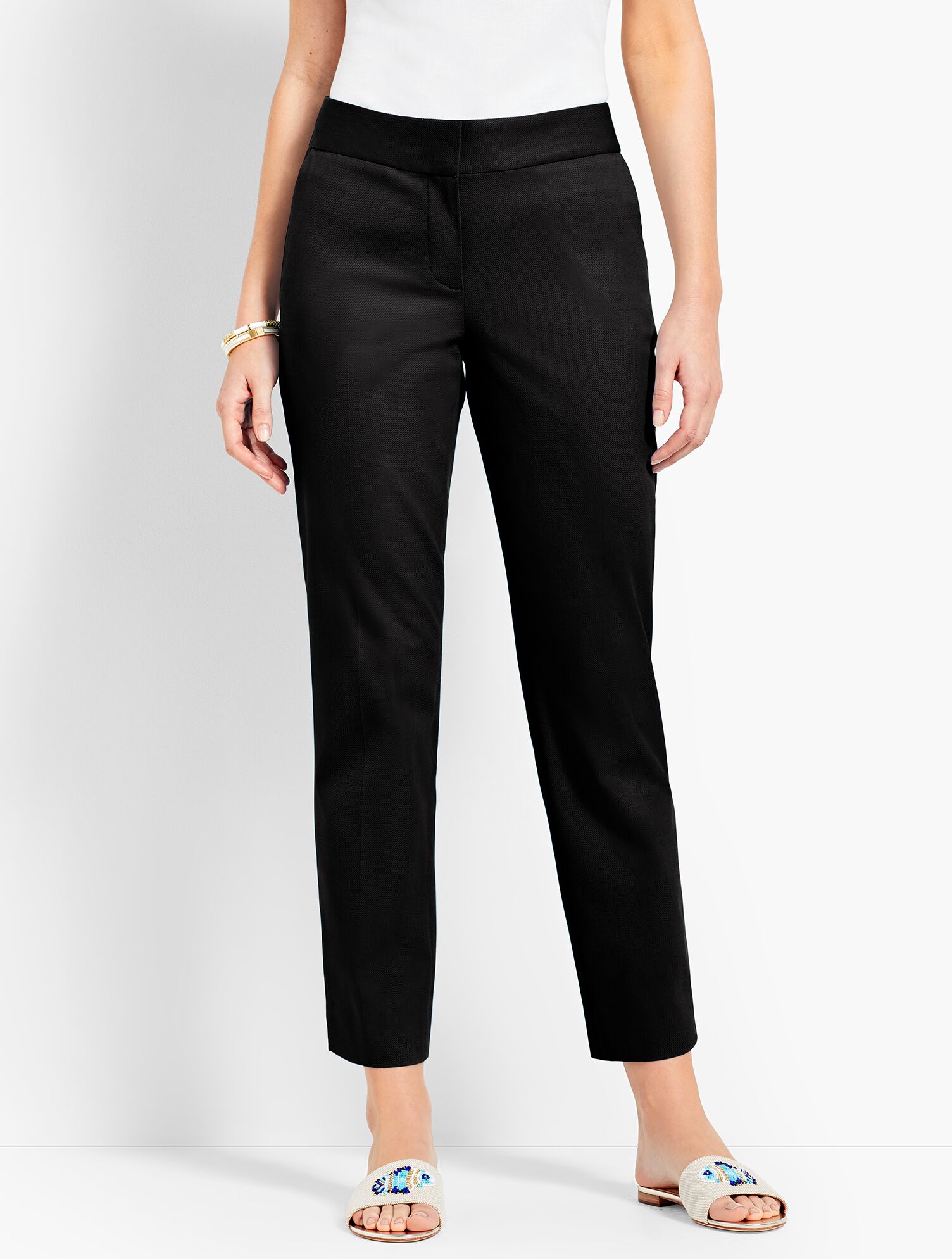 Cotton Piqu&eacute; Slim Crop