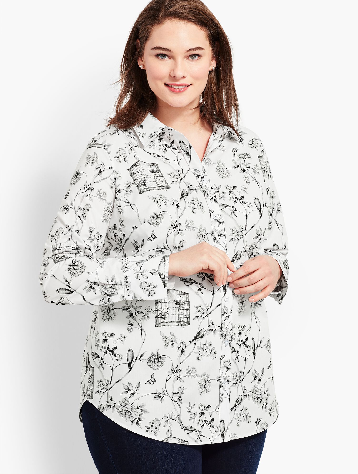 Birdcage Toile Shirt