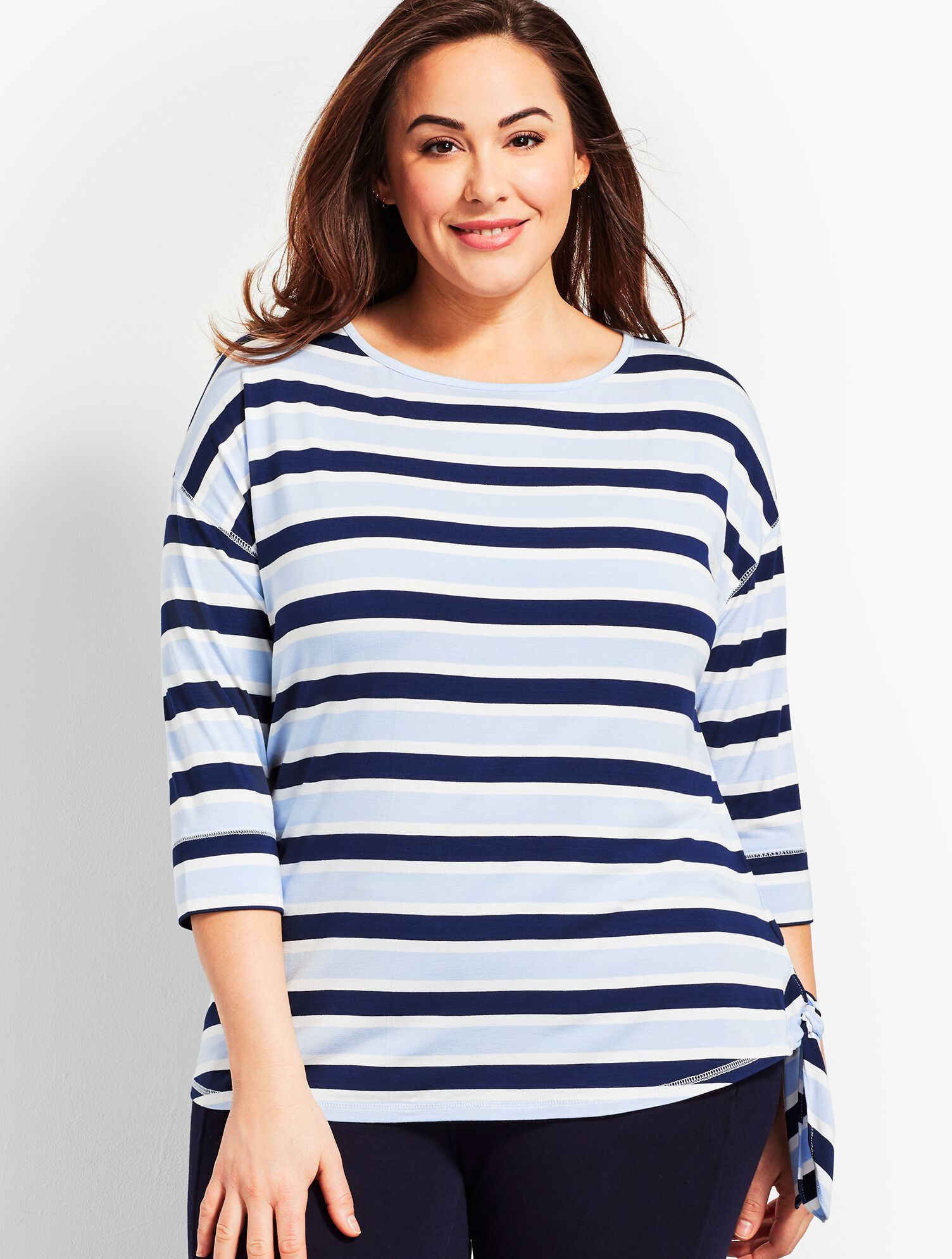 UPF 50+ Zingy Stripe Jersey Top