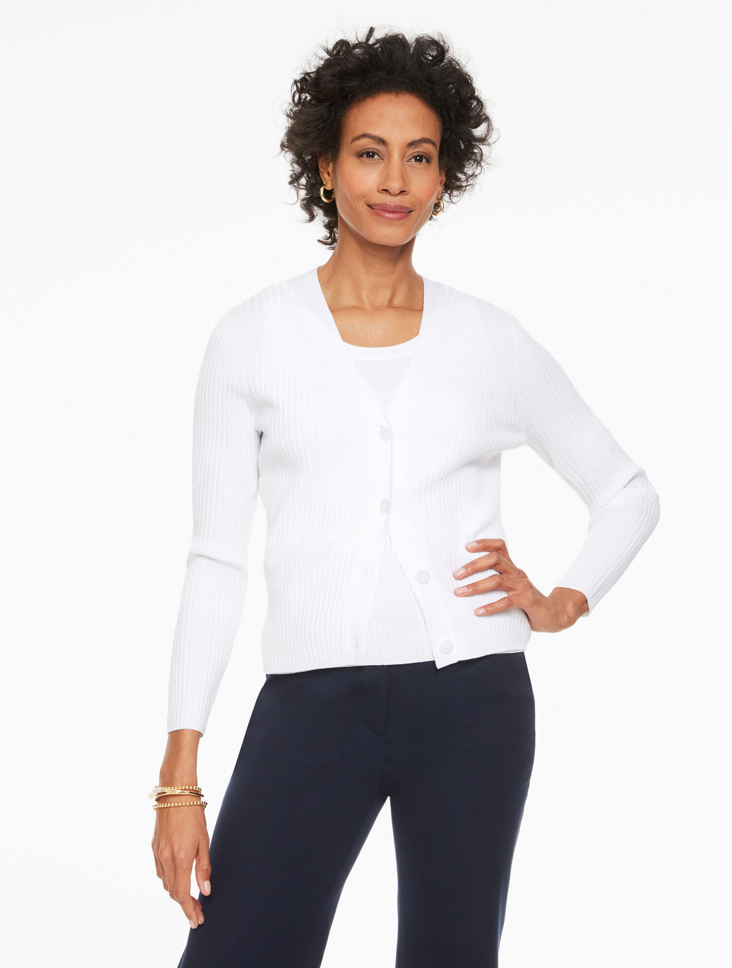 Ribbed Cardigan