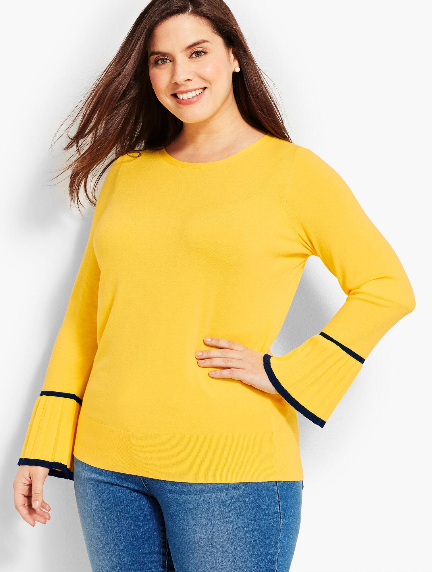 Tipped-Cuff Sweater