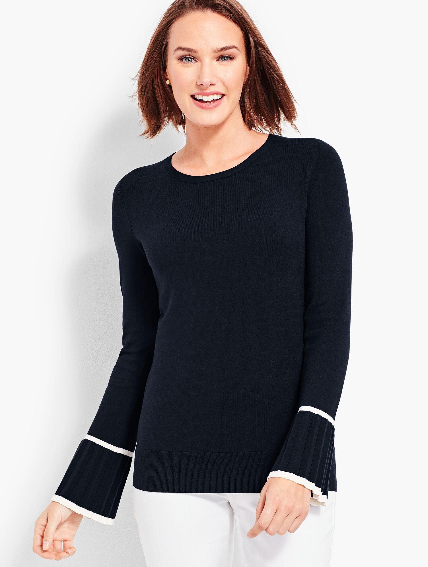 Tipped-Cuff Sweater
