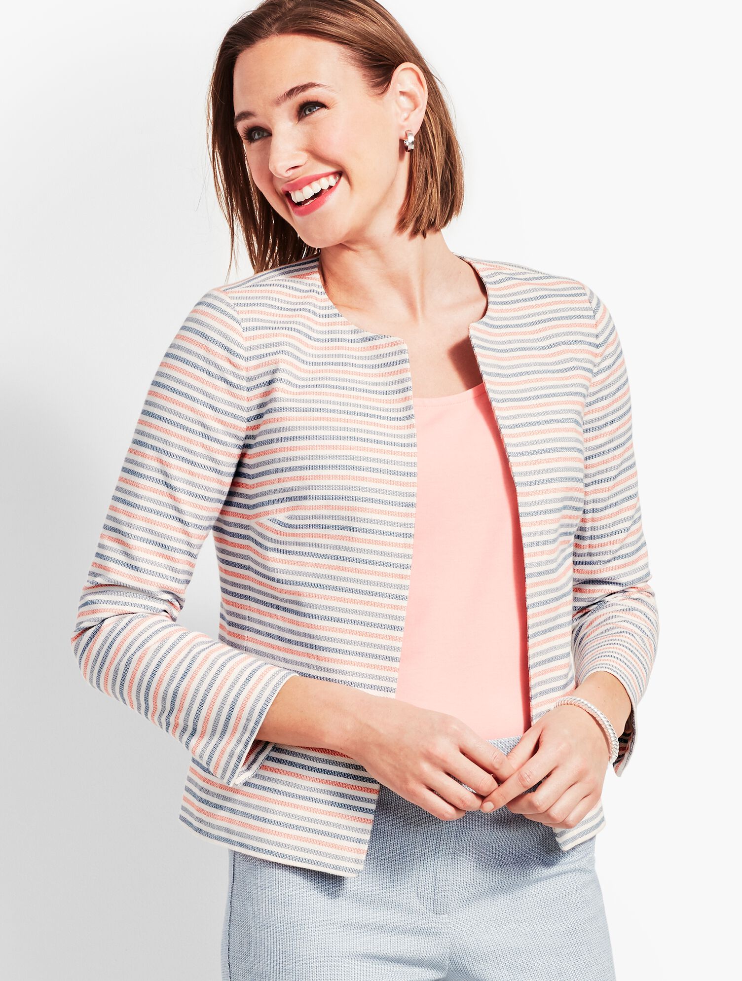 Striped Biscay Suit Jacket