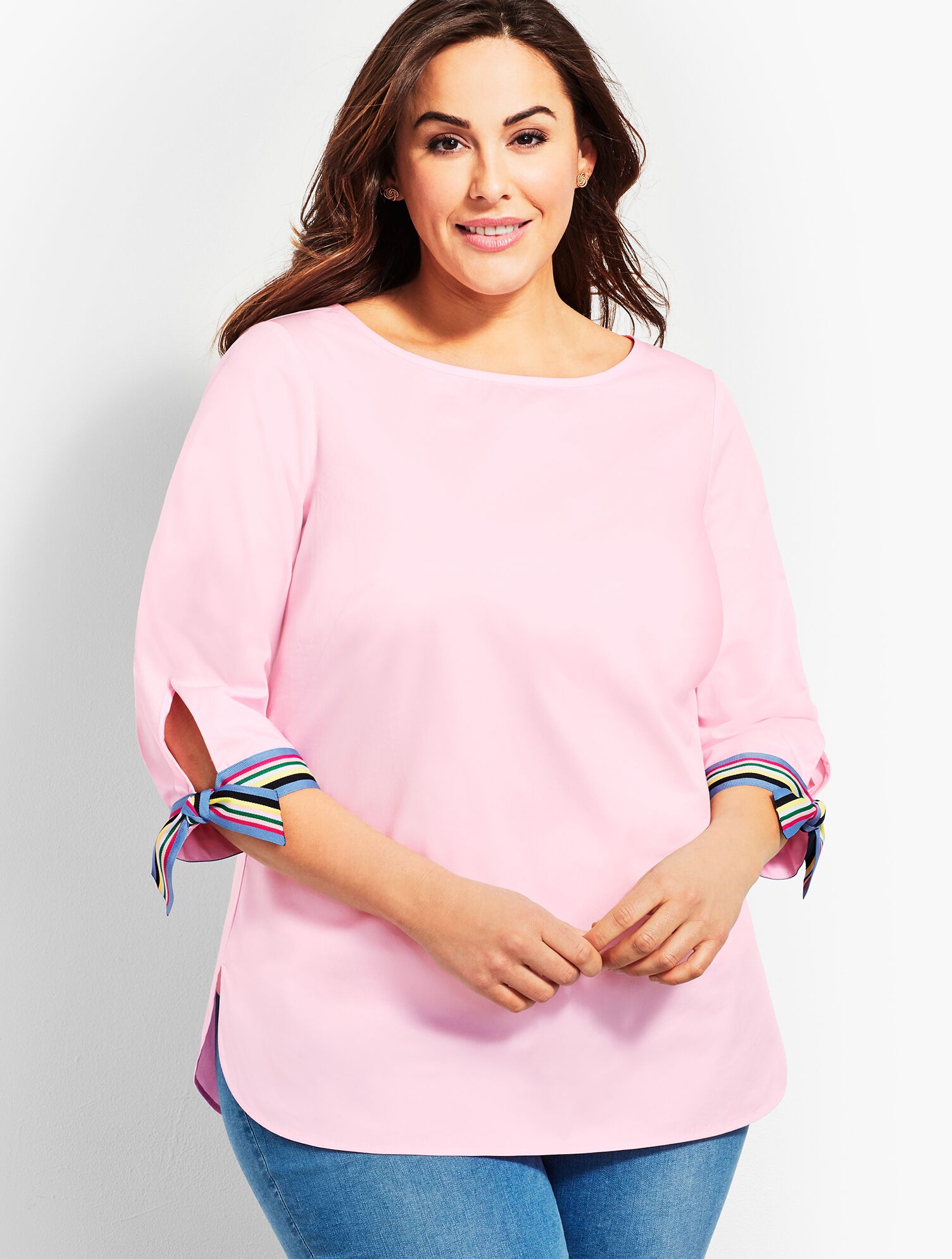 Grosgrain-Ribbon-Tie Top