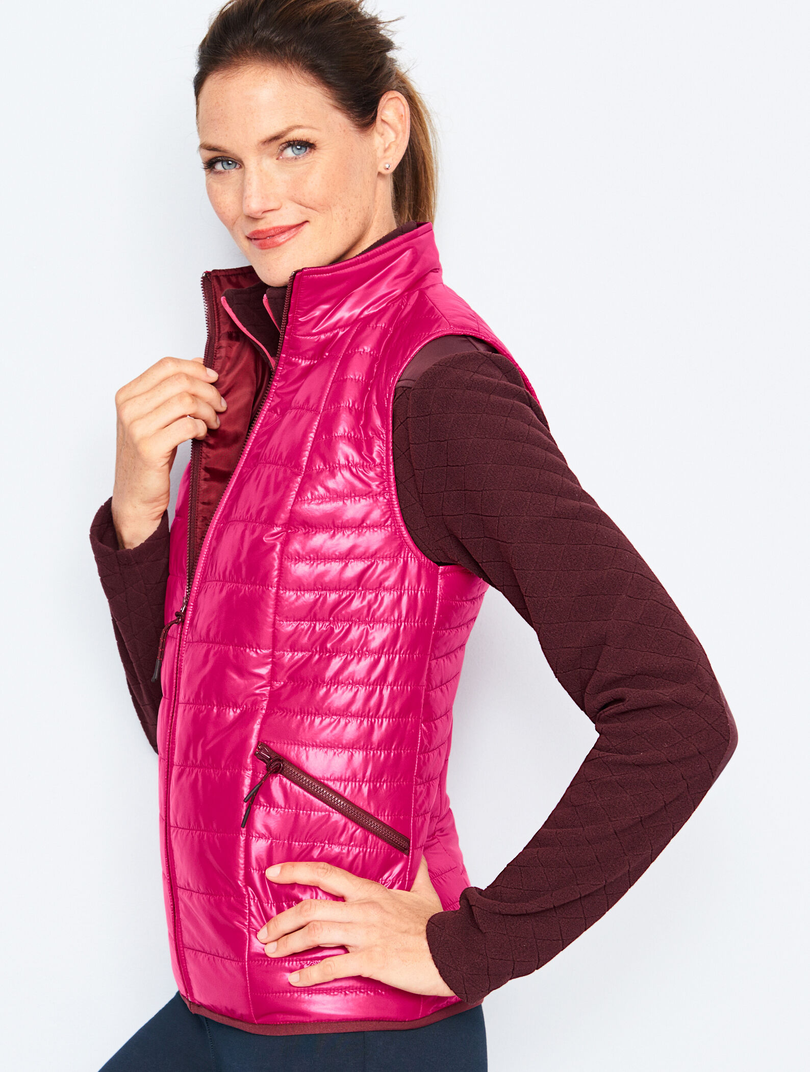 Quilted Cire Primaloft(R) Vest