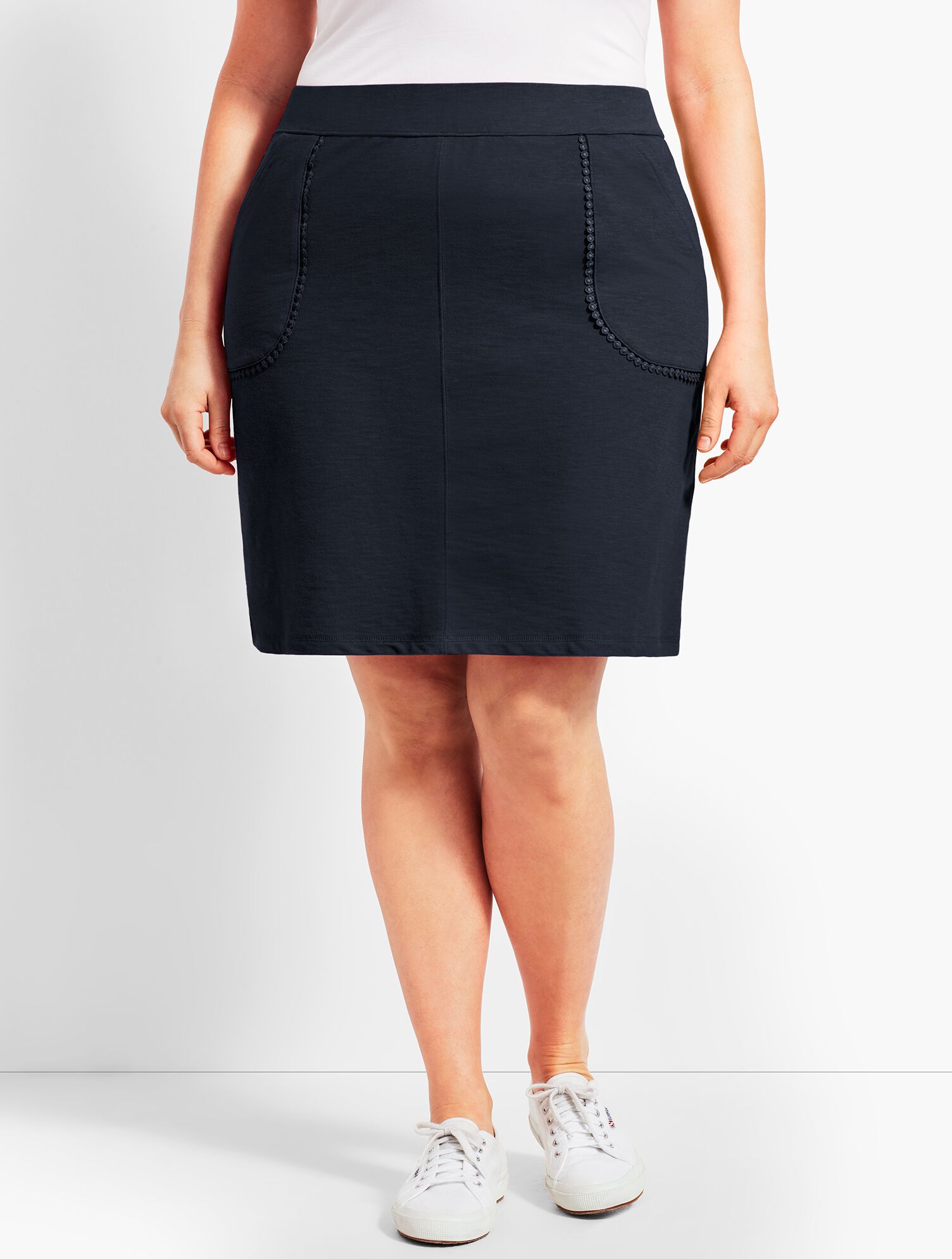 Slub Terry Knit Skirt
