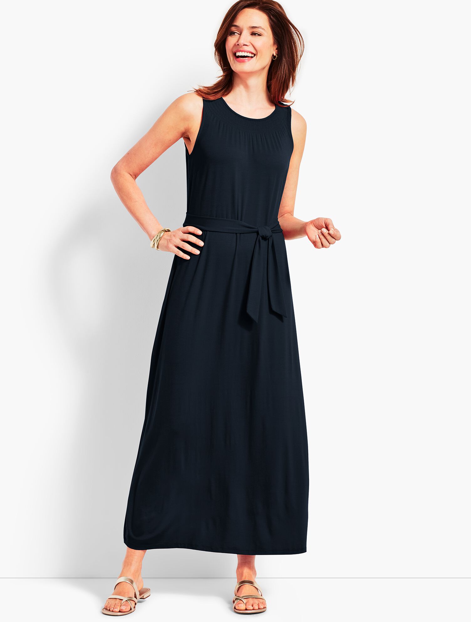 Belted Maxi Dress