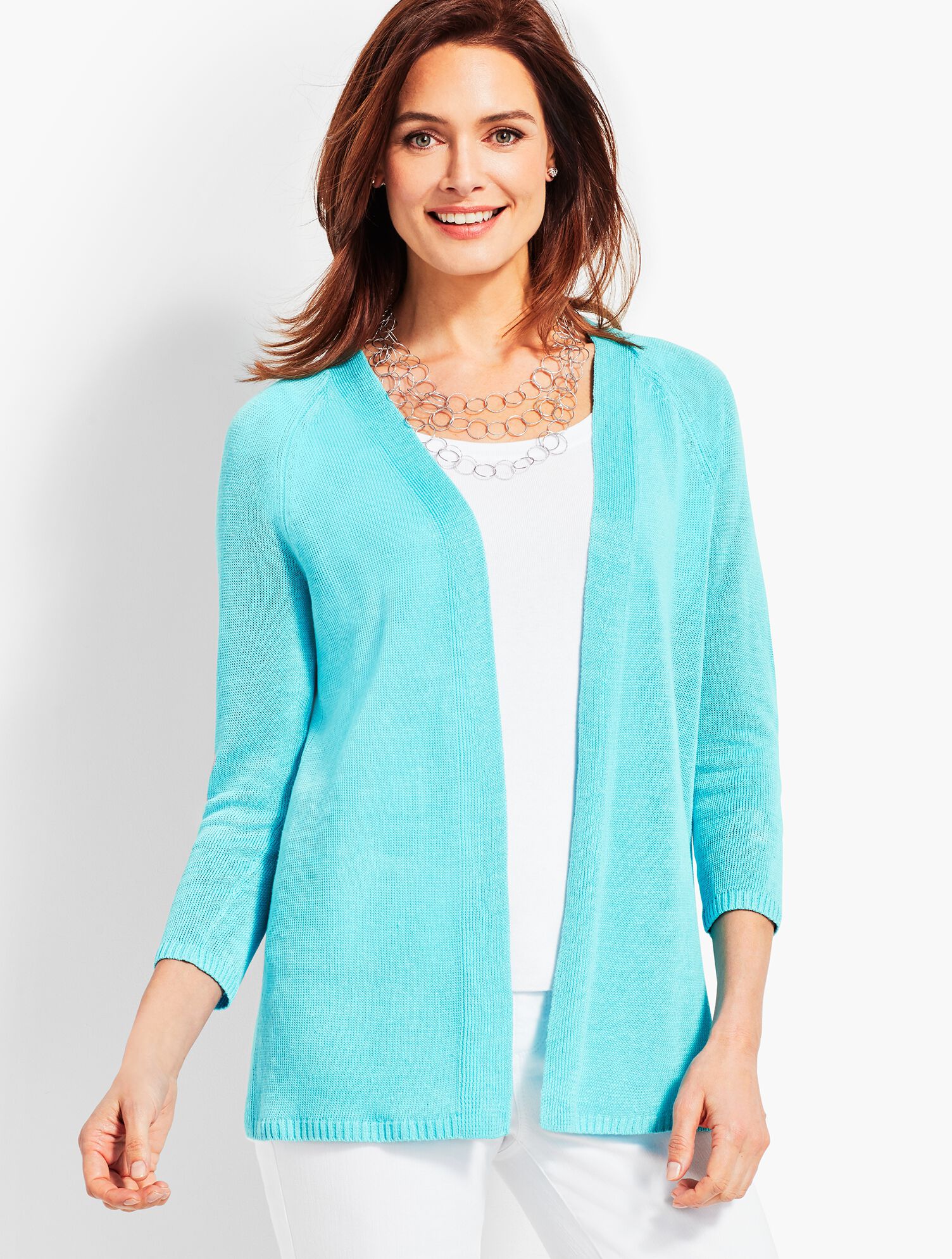 No-Close Linen Cardigan