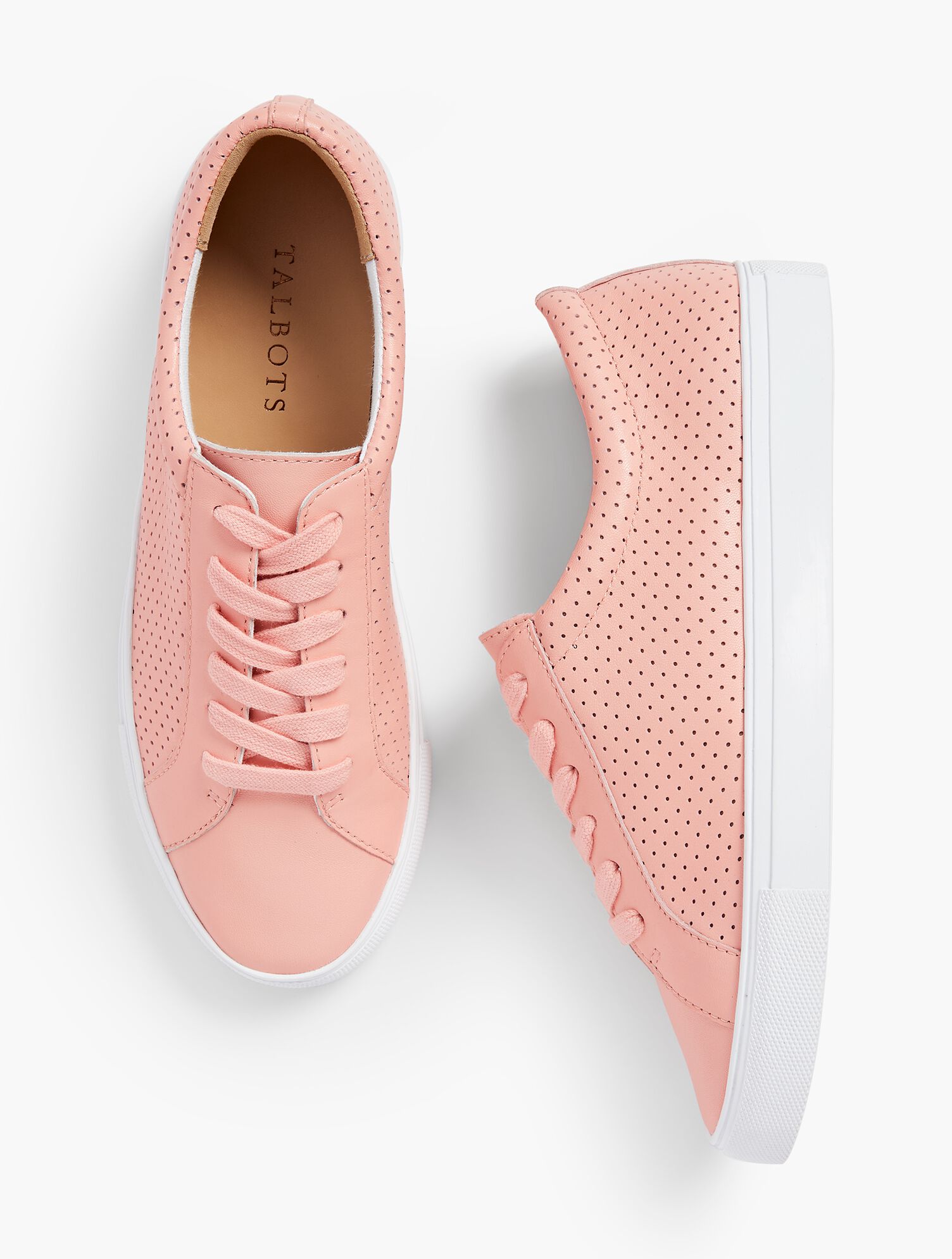 Perforated Leather Sneakers