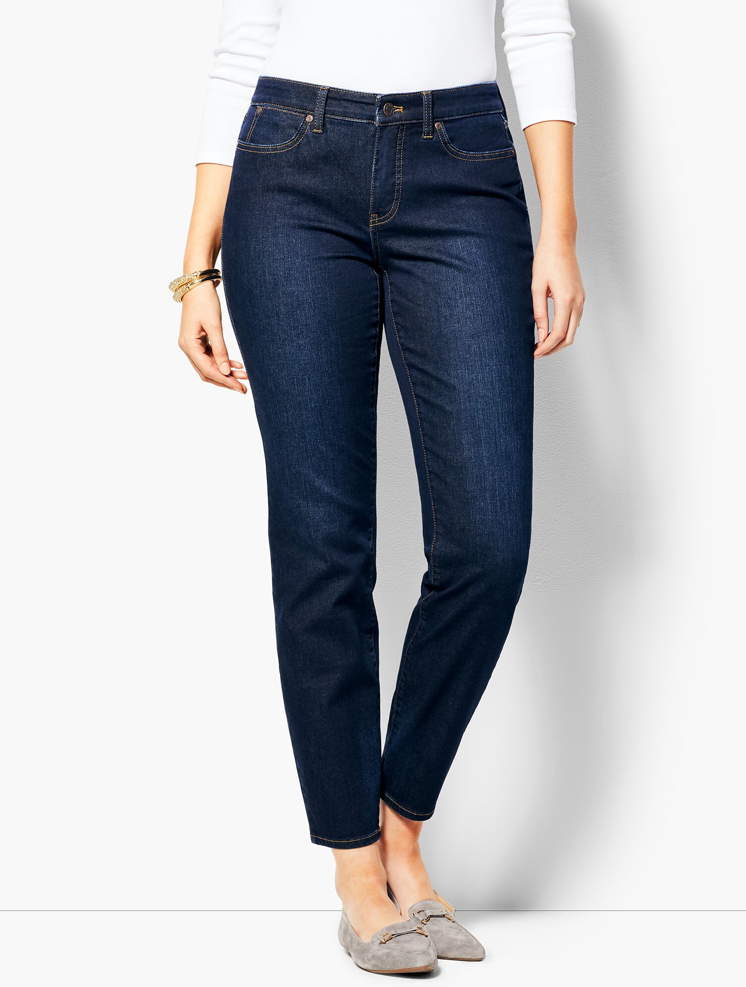 Slim Ankle Jean - Curvy Fit - Indy Wash