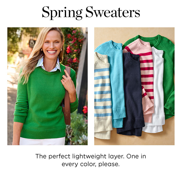 Spring Sweaters
