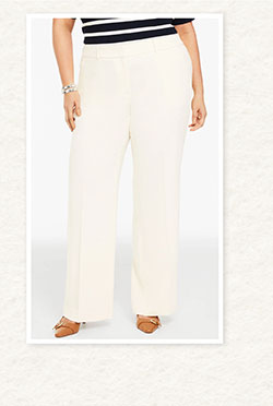 Pants Plus Wide Leg